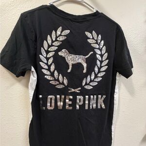 PINK Victoria's Secret Black T-Shirt